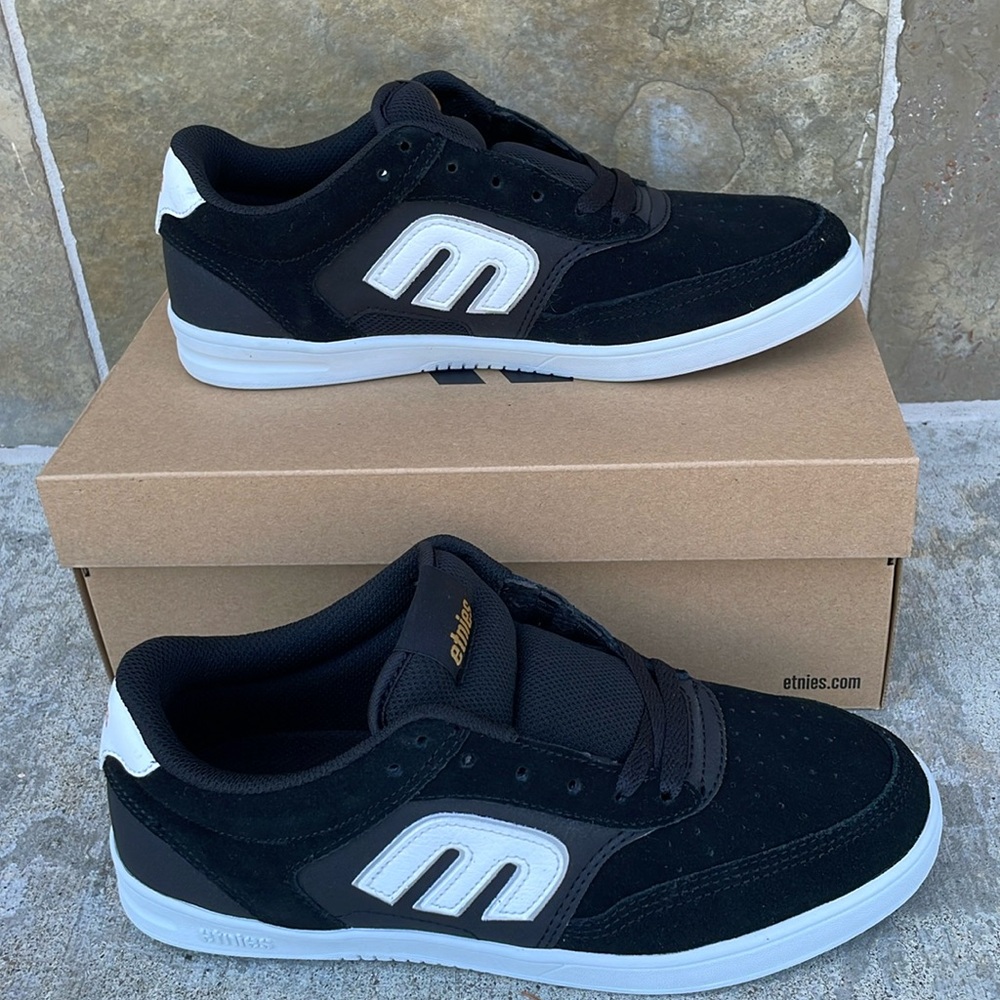 Serin Etnies Black and White Men's Sneakers